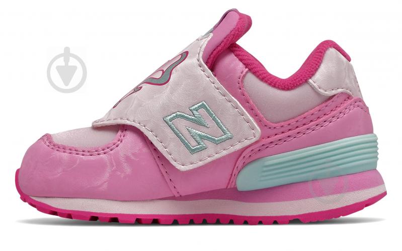 Кросівки для дівчаток демісезонні New Balance IV574MCD р.21,5 рожеві - фото 2