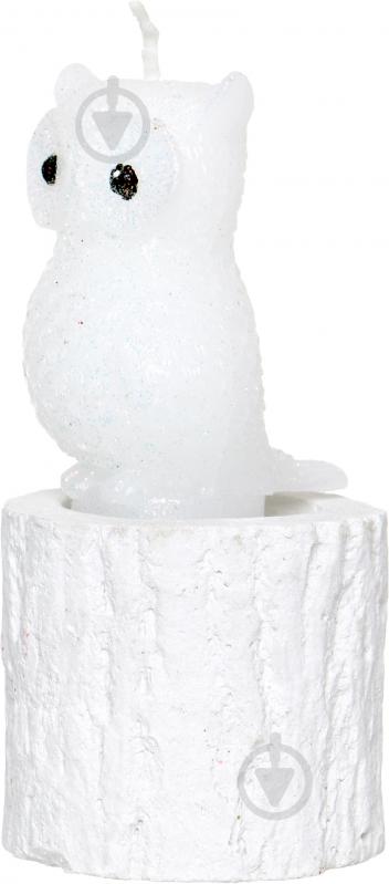 Свеча Сова на пеньке 911086 - фото 3