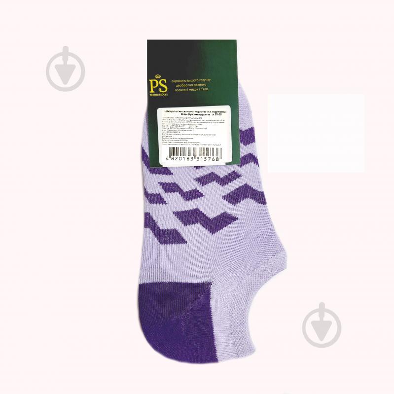 Шкарпетки жіночі Premier Socks Бамбук квадрати р.23-25 в асортименті - фото 4