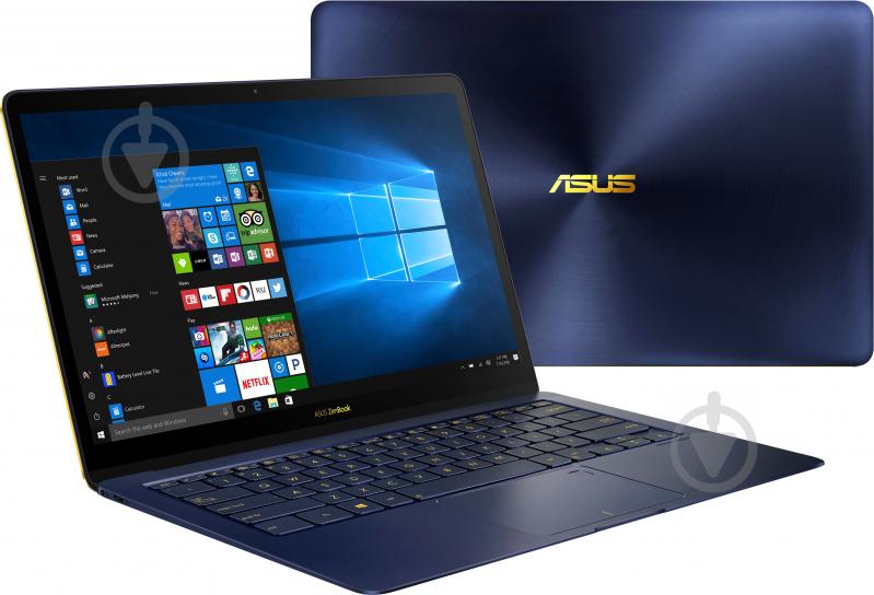 Ноутбук Asus ZenBook 3 Deluxe UX490UA-BE029R 14" (90NB0EI1-M01520) royal blue - фото 11