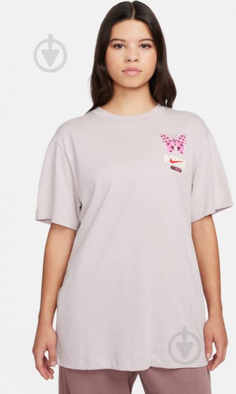 Футболка Nike W NSW TEE OC 2 BF AMD FQ8873-019 р.XS розовый - фото 1