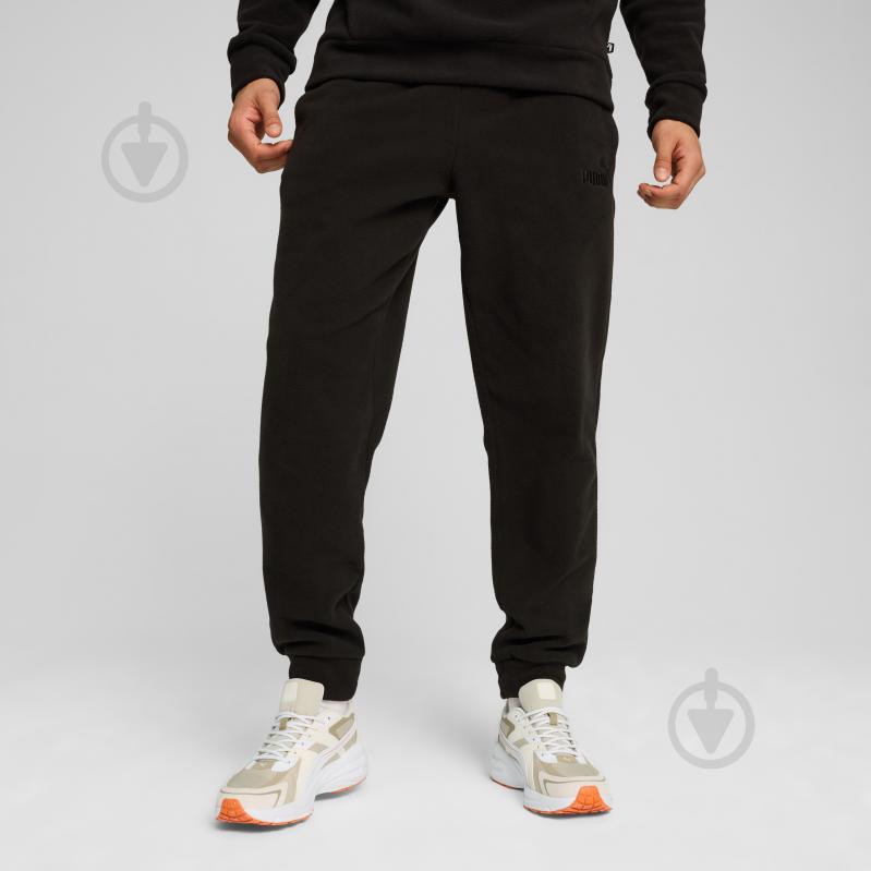 Брюки Puma ESS ELEVATED POLARFLEECE SWEATPANTS CL 68189401 р. L черный - фото 3