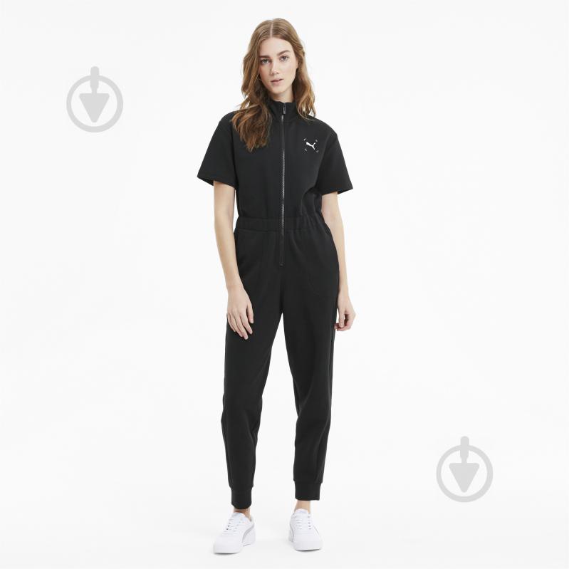 Спортивный костюм Puma Nu-tility Jumpsuit 58355601 р. M черный - фото 1