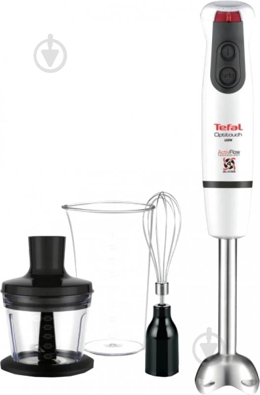 Блендер заглибний Tefal OPTITOUCH 2 HB833138 белый - фото 1