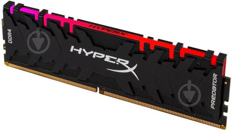 Оперативная память Kingston DDR4 SDRAM 16 GB (1x16GB) 3200 MHz (HX432C16PB3A/16) HyperX Predator RGB Black - фото 5