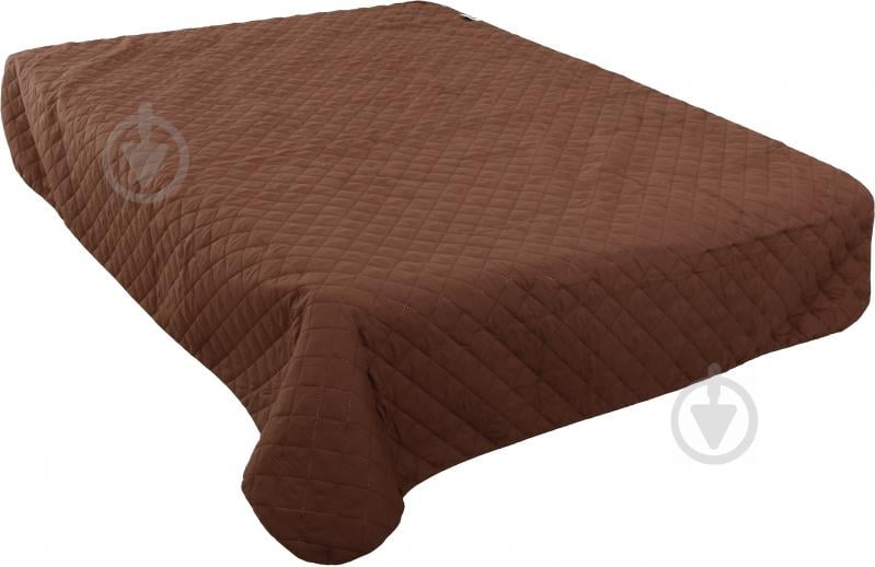 Покрывало Friar Brown 160x215 см UP! (Underprice) коричневый/белый - фото 2