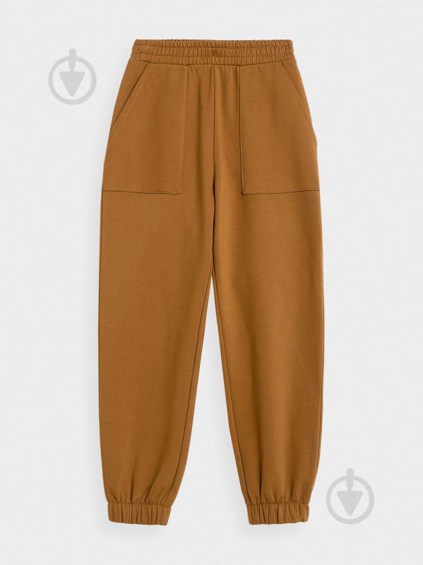 Штани 4F TROUSERS CAS F261 4FAW22TTROF261-81S р. M коричневий - фото 1
