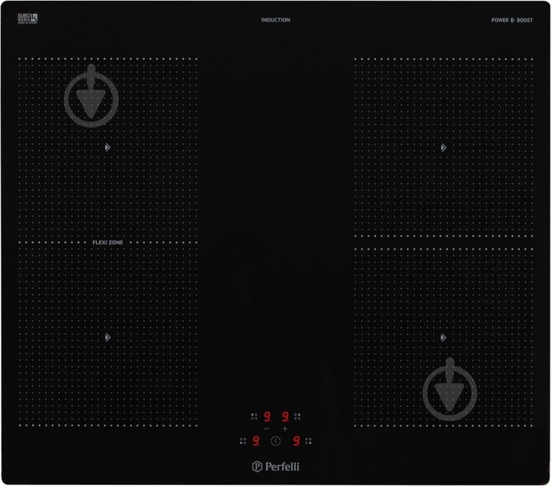 Варильна поверхня електрична Perfelli HI 674 BL - фото 2