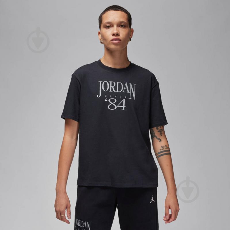 Футболка Jordan W J SS HERITAGE GF TEE FN5424-010 р.XS чорний - фото 1