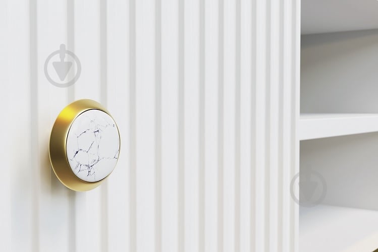 Комод BIM Furniture Petra 4д 1820x730x400 мм золотий/білий матовий (PETRA_CABINET_182_4D_WHITE_MAT) - фото 3 Комод BIM Furniture Petra 4д 1820x730x400 мм золотий/білий матовий (PETRA_CABINET_182_4D_WHITE_MAT) - фото 3