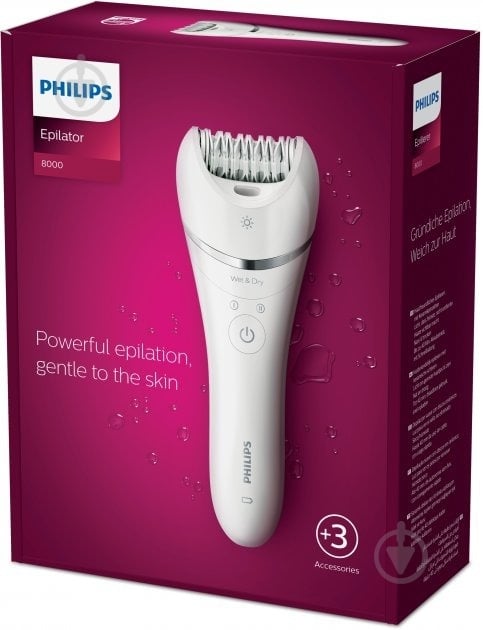 ВИТРИНА! Эпилятор Philips Series 8000 BRE700/00 - фото 19 ВИТРИНА! Эпилятор Philips Series 8000 BRE700/00 - фото 19