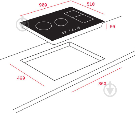 Варильна поверхня індукційна Teka IRF 9480 TFT - фото 5