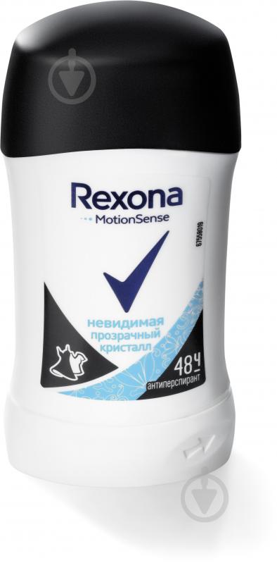 Антиперспірант для жінок Rexona Невидима Прозорий кристал 40 мл - фото 4