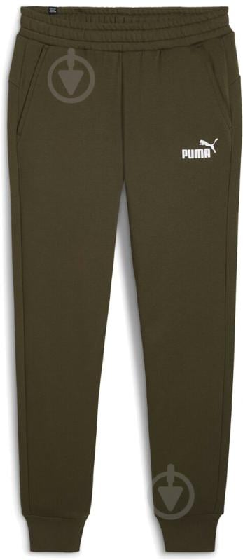 Брюки Puma ESS LOGO PANTS FL CL (S) 58671508 р. M хаки - фото 1