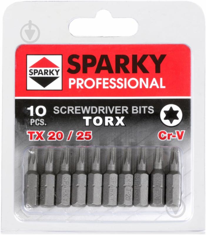 Біта Sparky Torx 20x25 мм 10 шт. 20009721109 - фото 1