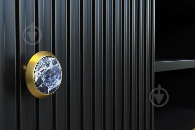 Комод BIM Furniture Petra 4д 1820x730x400 мм золотий/чорний матовий (PETRA_CABINET_182_4D_BLACK_MAT) - фото 3