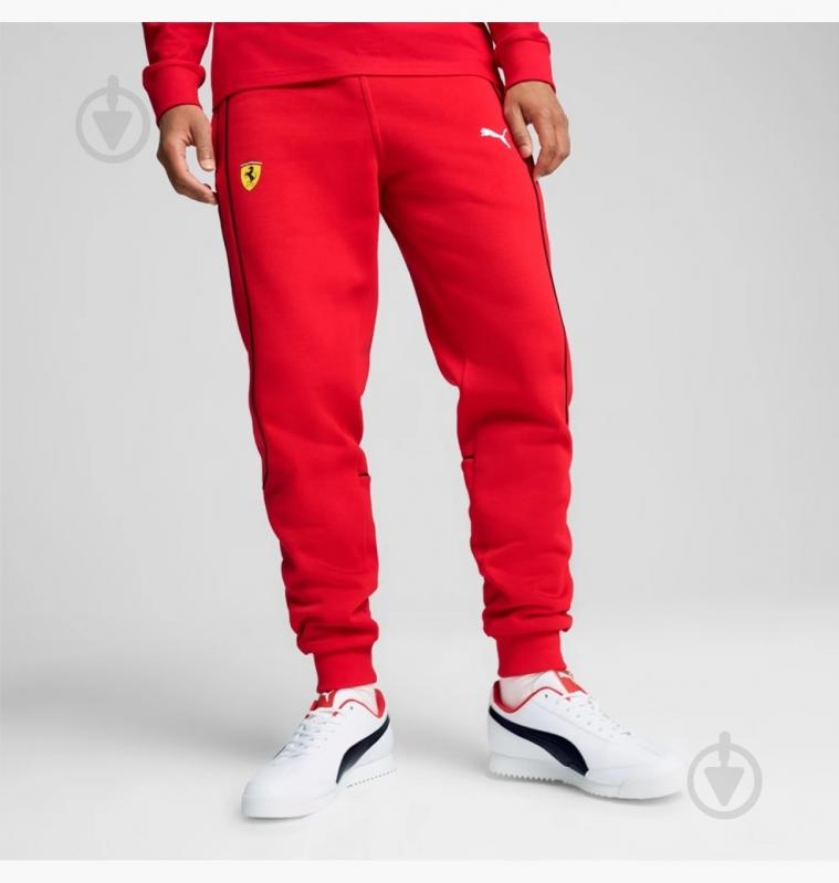 Брюки Puma FERRARI RACE PANTS 62704702 р. M красный - фото 2