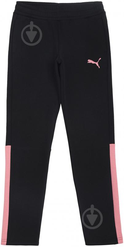 Штани Puma Girls Pants FL 58489601 р. 116 чорний - фото 1