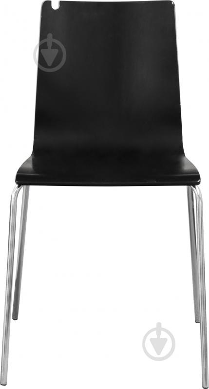 Стілець обідній AMF Art Metal Furniture Купер алюміній/венге - фото 2