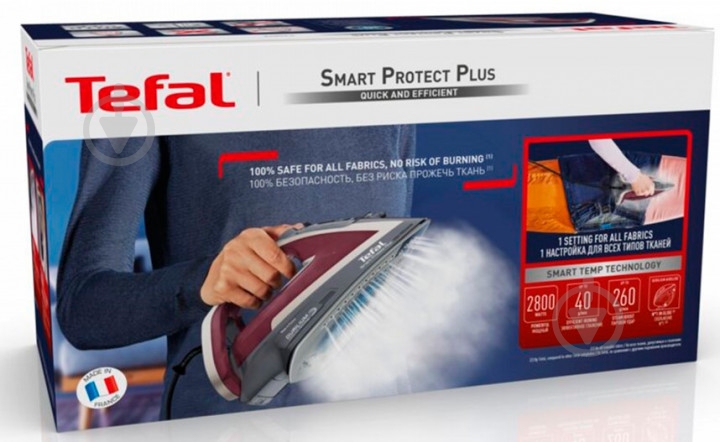 ВИТРИНА! Утюг Tefal Smart Protect Plus FV6870E0 - фото 10
