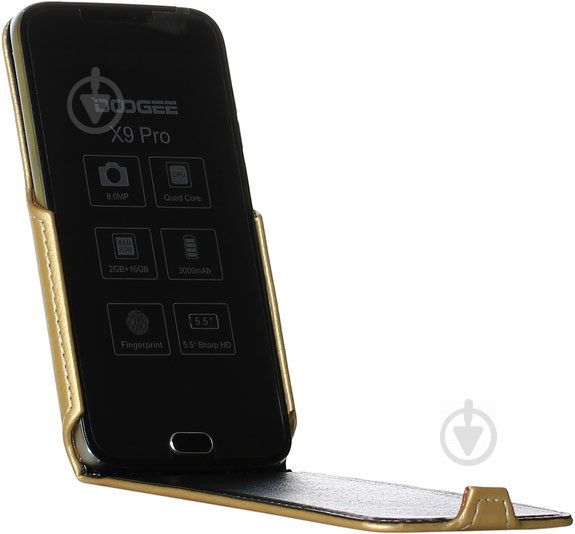 Чохол-фліп RED POINT Flip Case для Doogee X9 Pro gold (ФК.148.З.09.23.000) - фото 5