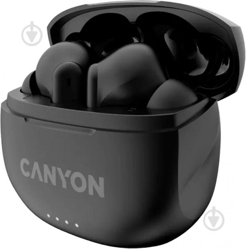 Bluetooth-гарнітура Canyon black (CNS-TWS8B) - фото 2