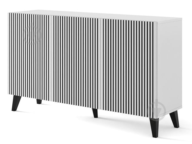 ᐉ Комод BIM Furniture Ravenna 3д 1500x870x420 мм черный/белый матовый ...