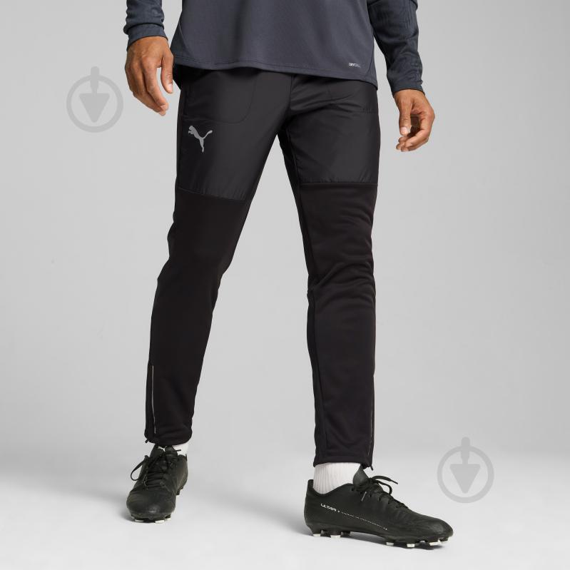 Штани Puma INDIVIDUALWINTERIZED TRAINING PANT 65956901 р. M чорний - фото 3