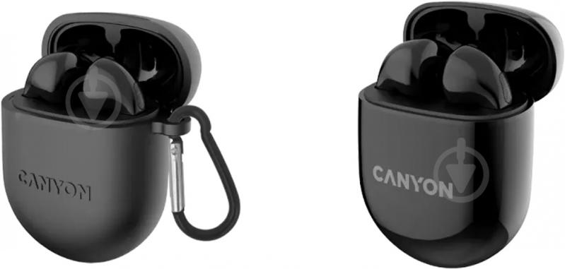 Bluetooth-гарнітура Canyon black (CNS-TWS6B) - фото 1