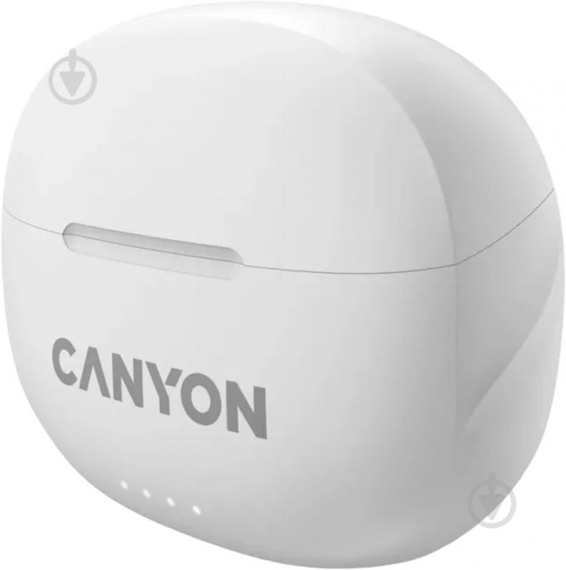 Bluetooth-гарнитура Canyon white (CNS-TWS8W) - фото 2