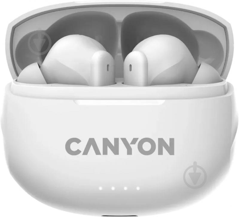 Bluetooth-гарнитура Canyon white (CNS-TWS8W) - фото 1