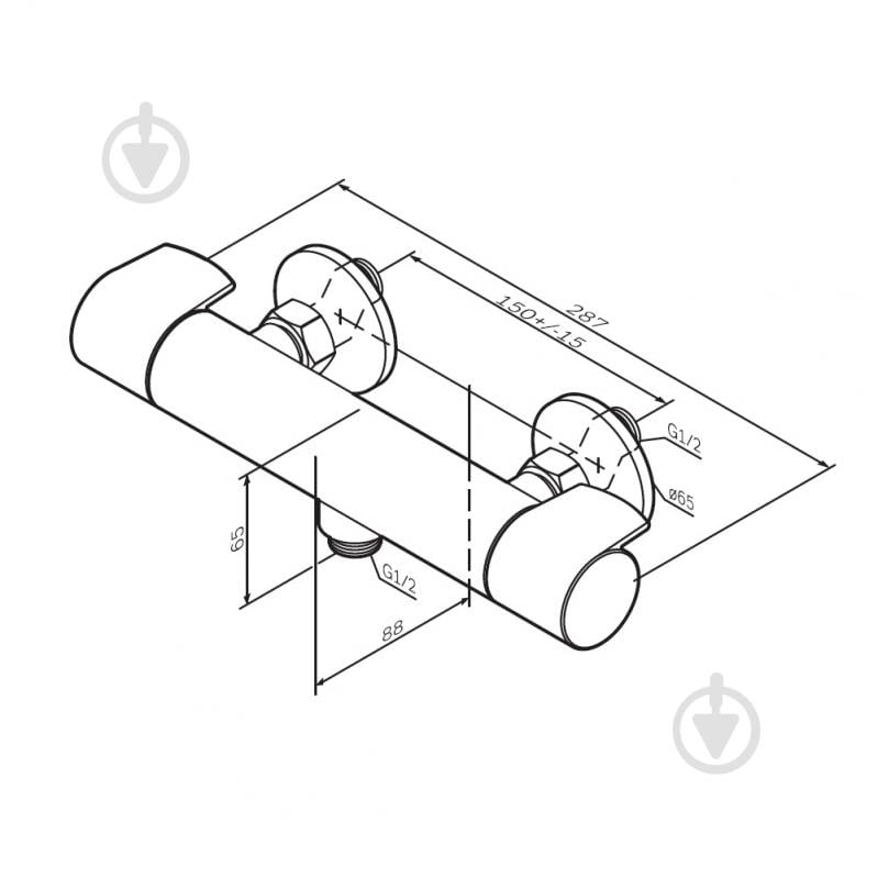 Смеситель для душа AM.PM F85A40000 X-Joy с термостатом - фото 9