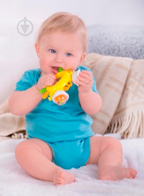 Игрушка-прорезыватель Bebelino Крабик 58063 - фото 5