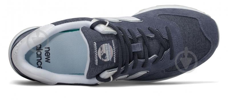 Кросівки чоловічі демісезонні New Balance ML574SPZ р.42,5 сині - фото 3