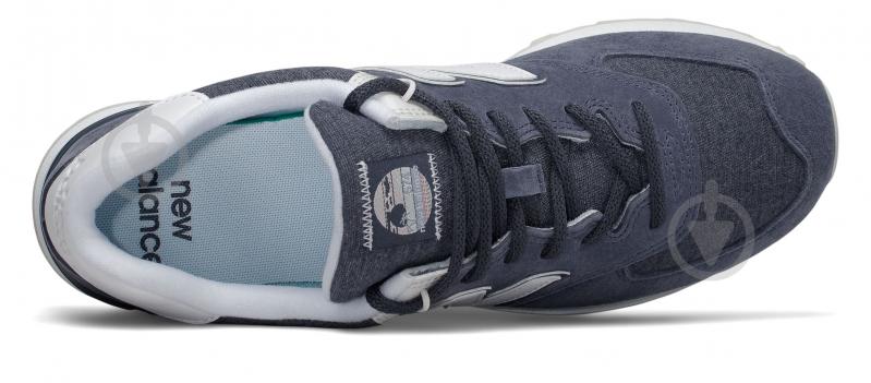 Кроссовки мужские демисезонные New Balance ML574SPZ р.43 синие - фото 3