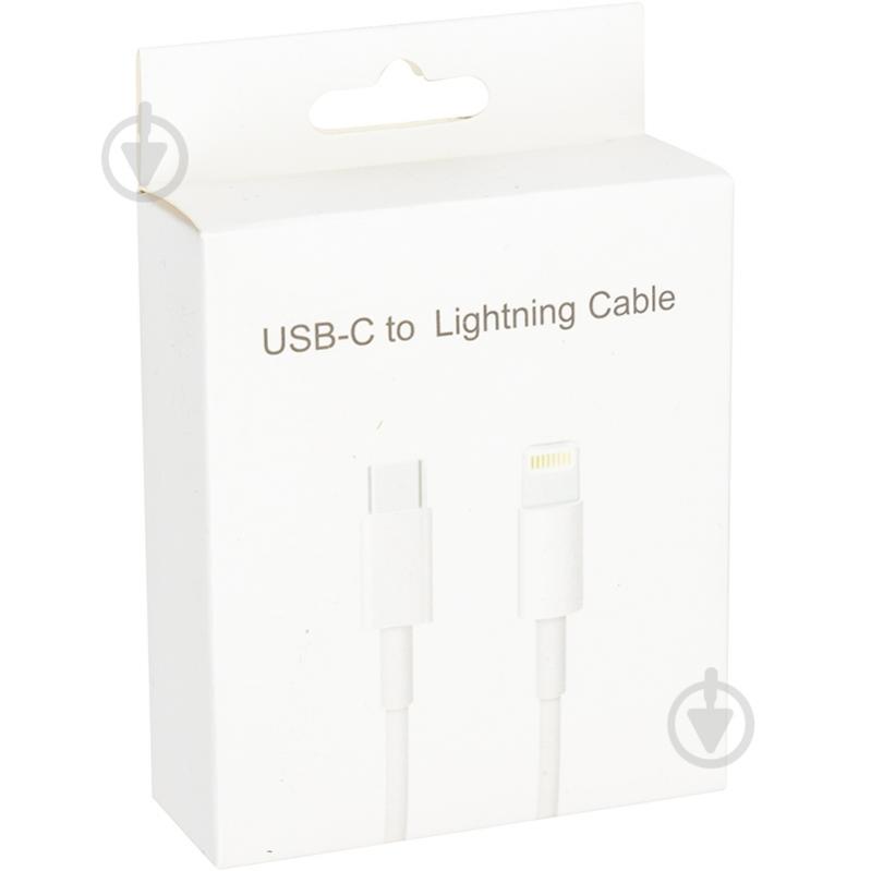 Кабель PowerPlant USB Type-C - Lightning 18W 1 м 1 м white (CA913268) - фото 3
