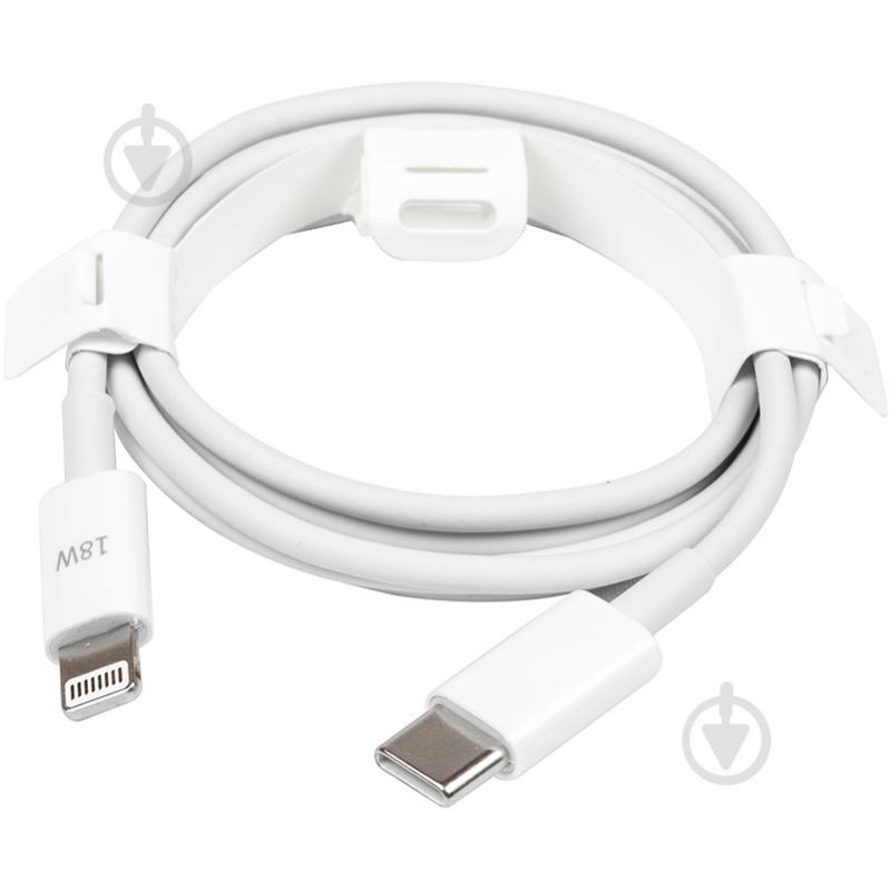 Кабель PowerPlant USB Type-C - Lightning 18W 1 м 1 м white (CA913268) - фото 2