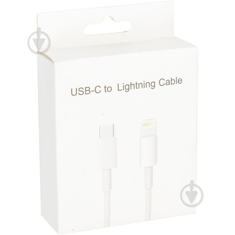 Кабель PowerPlant USB Type-C - Lightning, 12W 1 м white (CA913275) - фото 3