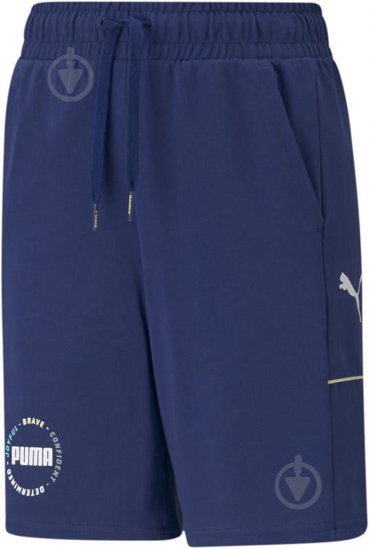 Шорты Puma Alpha Shorts 58589612 р. 140 темно-синий - фото 1