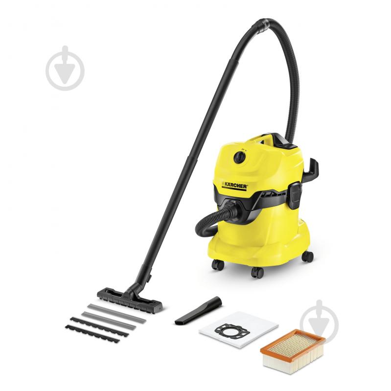 Пилосос Karcher WD4 + фільтр-мішки 9.611-150.0 - фото 1