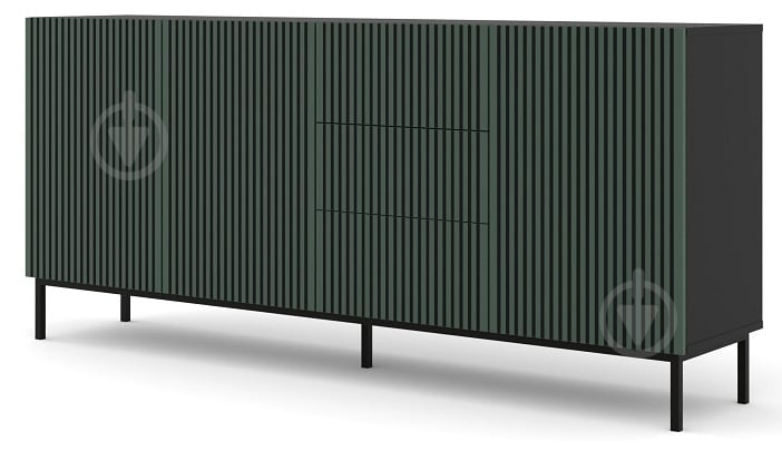 ᐉ Комод BIM Furniture Ravenna 3д3ш 2000x890x420 мм чорний/чорний ...