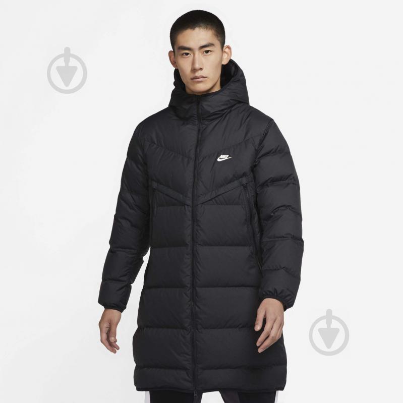 Куртка-парка мужская зимняя Nike M NSW SF WINDRUNNER PARKA DD6788-010 р.3XL черная - фото 1