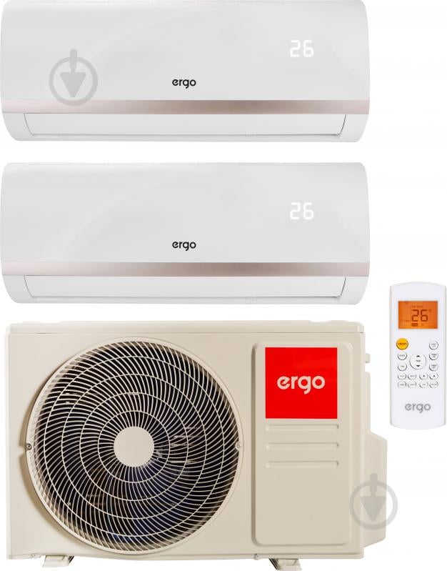 Мультиспліт-система Ergo ACI 1835 ODU MSH(2) + ACI 0935 IDU MSW W х 2 - фото 1