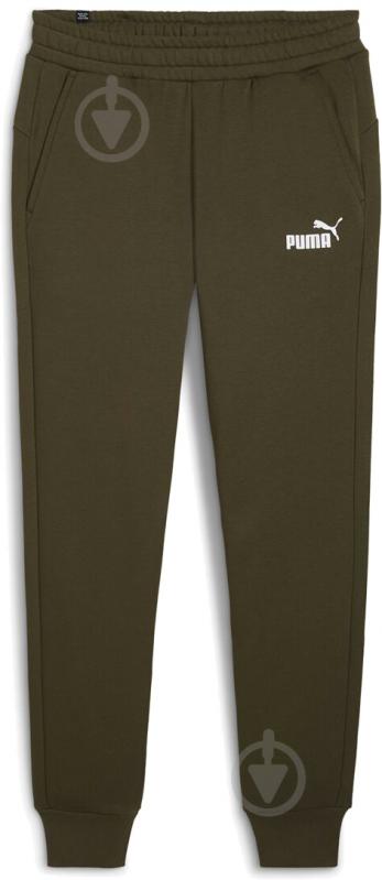 Брюки Puma ESS LOGO PANTS FL CL (S) 58671508 р. S хаки - фото 1