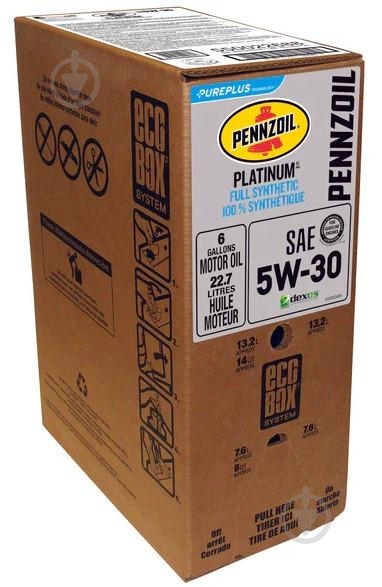 Моторне мастило Pennzoil 24/1 Qt Ecobox 5W-30 22,71 л (550022688) - фото 1