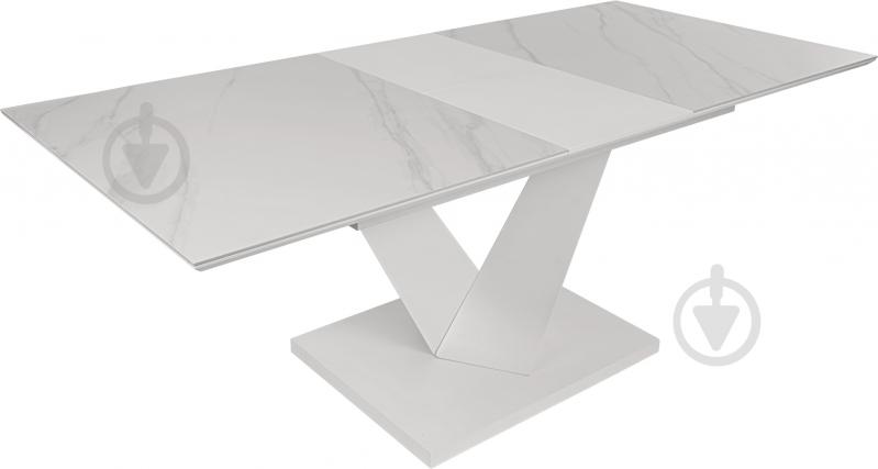 Стіл обідній GT Racer DT-1105 (160-200x90x75) White - фото 1