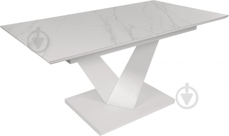 Стіл обідній GT Racer DT-1105 (160-200x90x75) White - фото 2