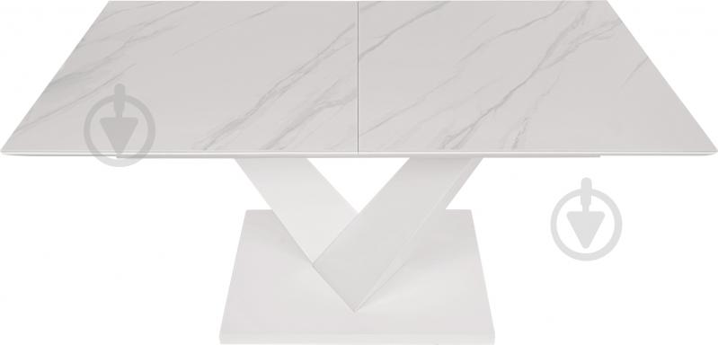 Стіл обідній GT Racer DT-1105 (160-200x90x75) White - фото 4