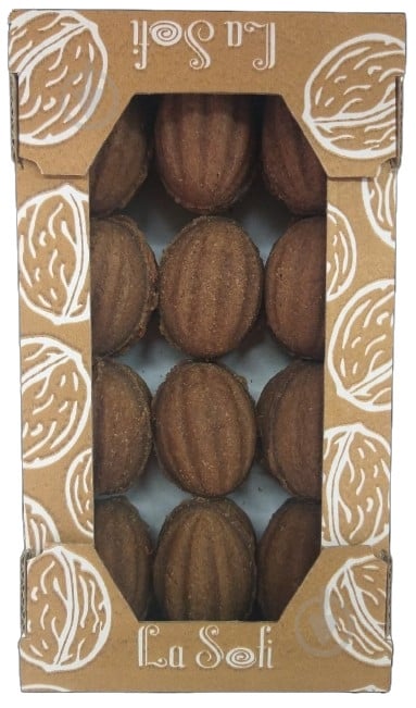 Печенье La Sofi Орешки с шоколадно-фундуковой пастой и сгущенкой 12 шт. 285 г - фото 2 Печенье La Sofi Орешки с шоколадно-фундуковой пастой и сгущенкой 12 шт. 285 г - фото 2
