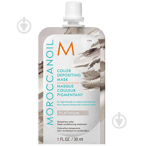 Маска для волосся Moroccanoil Color Depositing Платінум 30 мл - фото 1